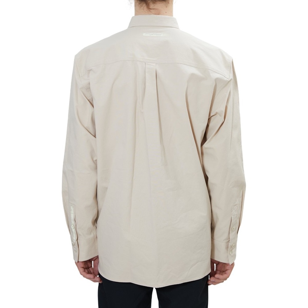 Ader Error Biege Allac Shirt Button Up Oversized … - image 2